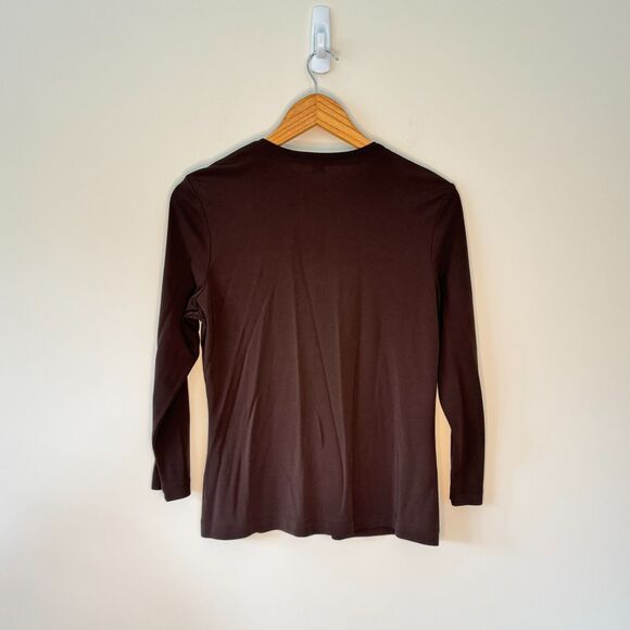 Casual Corner Women's Brown Buttoned Cardigan Size Medium - Picture 5 of 8